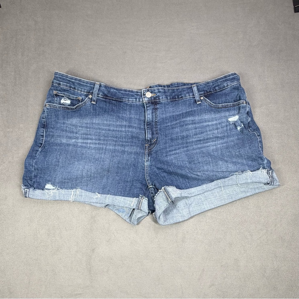 Levi's classic denim cutoff shorts - medium blue